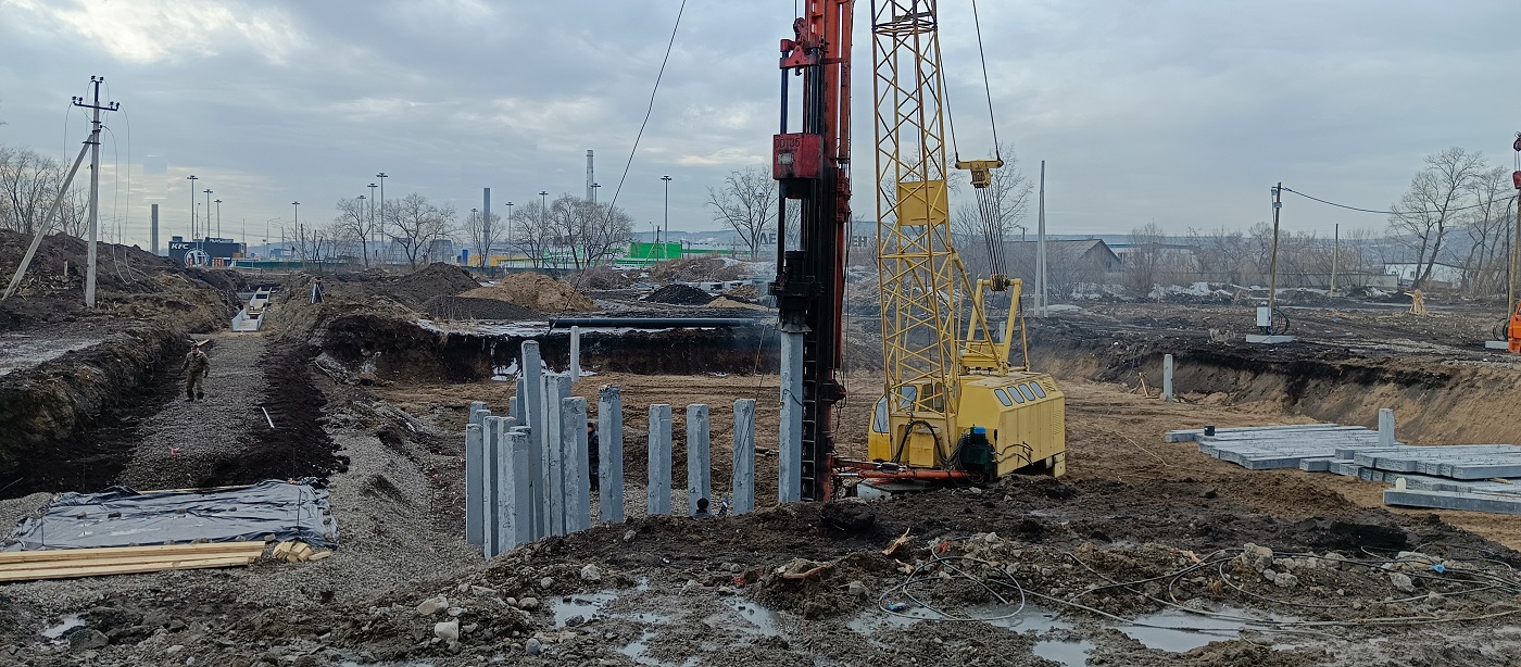 Аренда сваебоя для забивки бетонных свай в Воткинске
